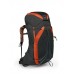 Osprey Exos 58 Ultralight Travel Backpack Blaze Black