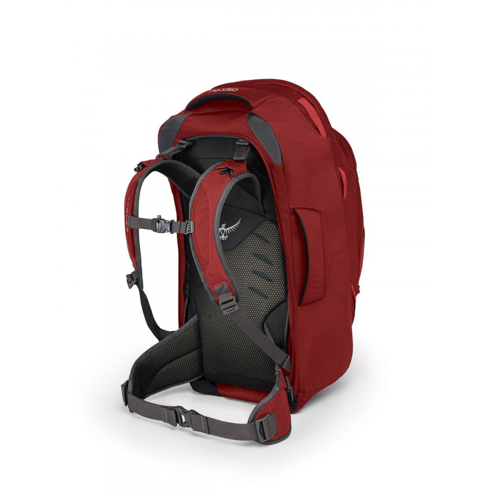 osprey farpoint 55 red