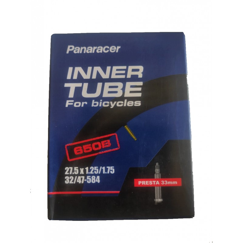 Panaracer Standard 27.5x1.25/1.75 (32/47-584) Presta Valve Cycle Inner Tube 33mm