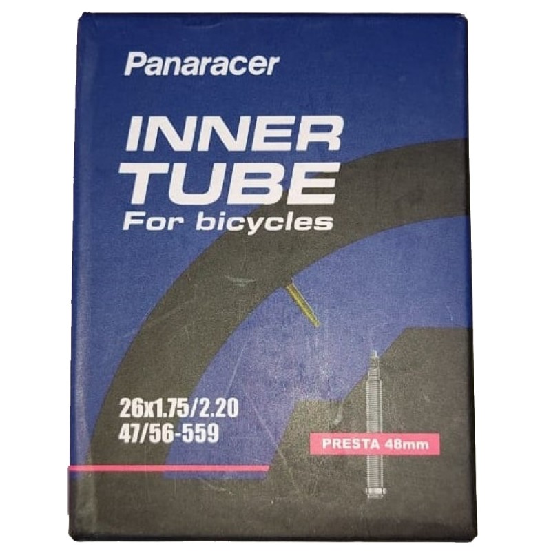Panaracer 26x1.75/2.20 (47/56-559) Presta 48mm Valve MTB Cycle Tube