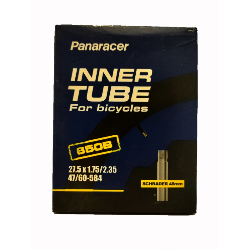 Panaracer Standard 27.5x1.75/2.35 (47/60-584) Schrader Valve Cycle Inner Tube 48mm