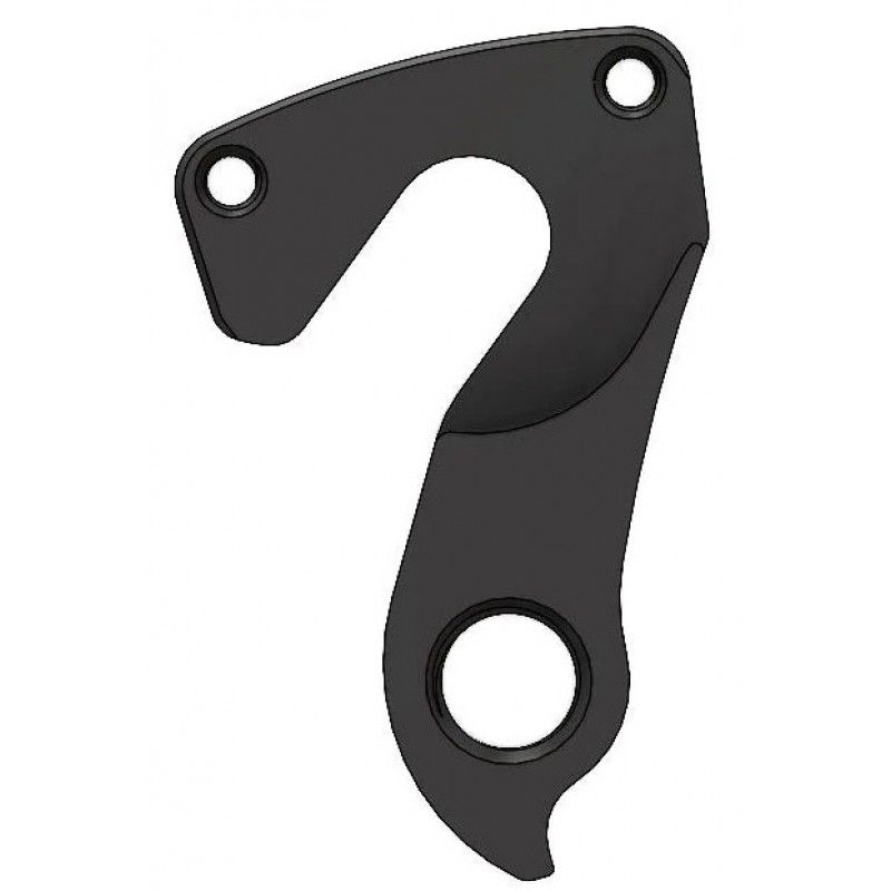 Pilo D791 Derailleur Hanger For Rainbow, Motobecane, Superior, Rock Machine, Kross, Silverback, Steiger Black