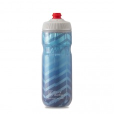 Polar Bottle Sport Insulated Water Bottle 20oz Contender Olive/Silver