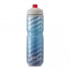 Polar Breakaway Bike Water Bottle Bolt Cobalt Blue/Silver Insulated 710ml
