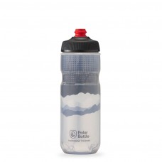 Polar Breakaway Dawn To Dusk Bike Water Bottle Charcoal/White Insulated 600ml