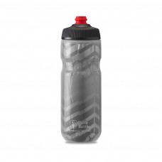 Polar Breakway Bolt Bike Water Bottle Charcoal/Silver Insulated 600ml