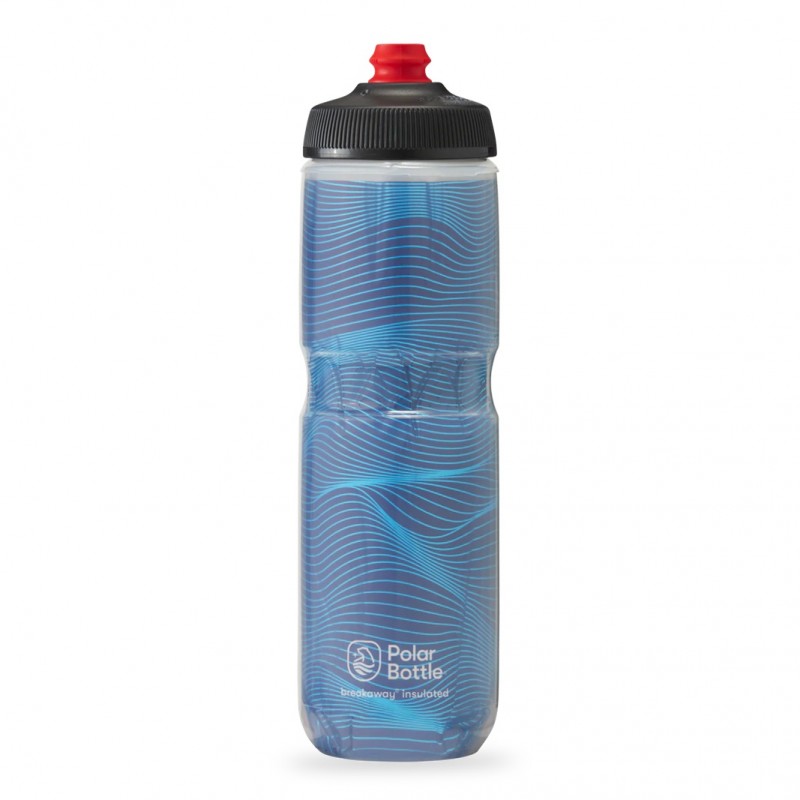 Polar Breakway Jersey Knit Bike Water Bottle Night Blue Insulated 700ml