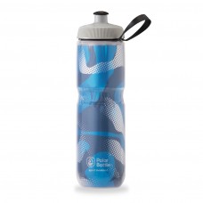 Polar Sport Insulated Bike Water Bottle Contender Blue/Silver 710ml
