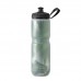 Polar Sport Insulated Bike Water Bottle Contender Olive Green/Silver 700ml