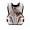 Polisport Chest Protector Rocksteady White