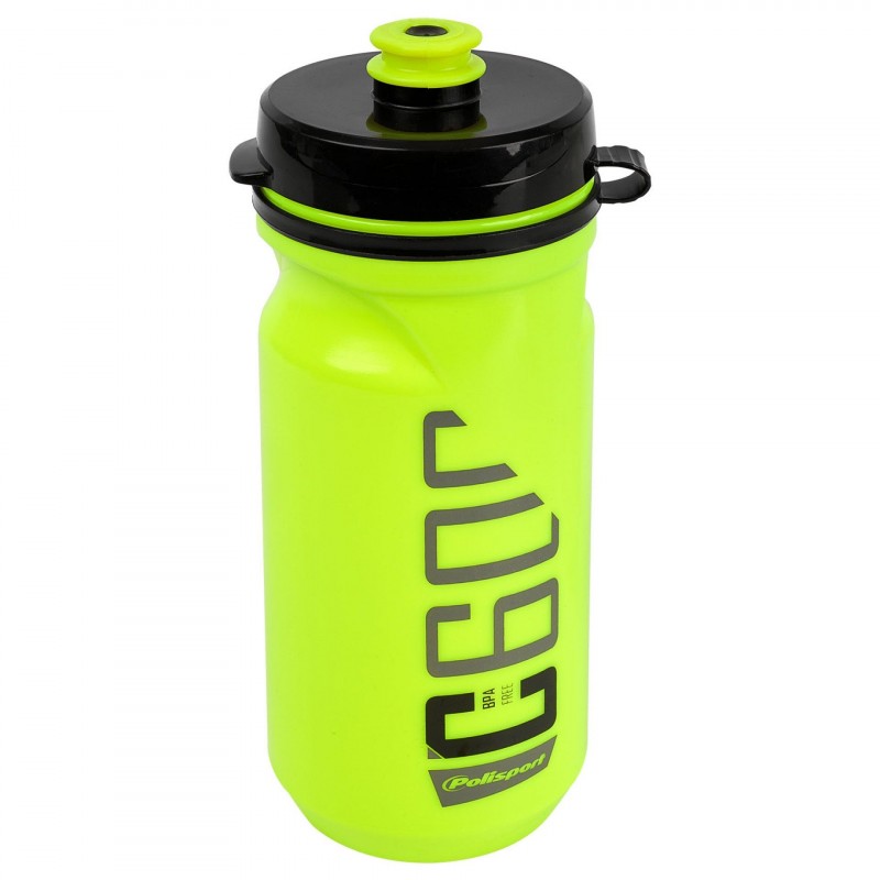 Polisport Water Bottle 600ml Lime Green