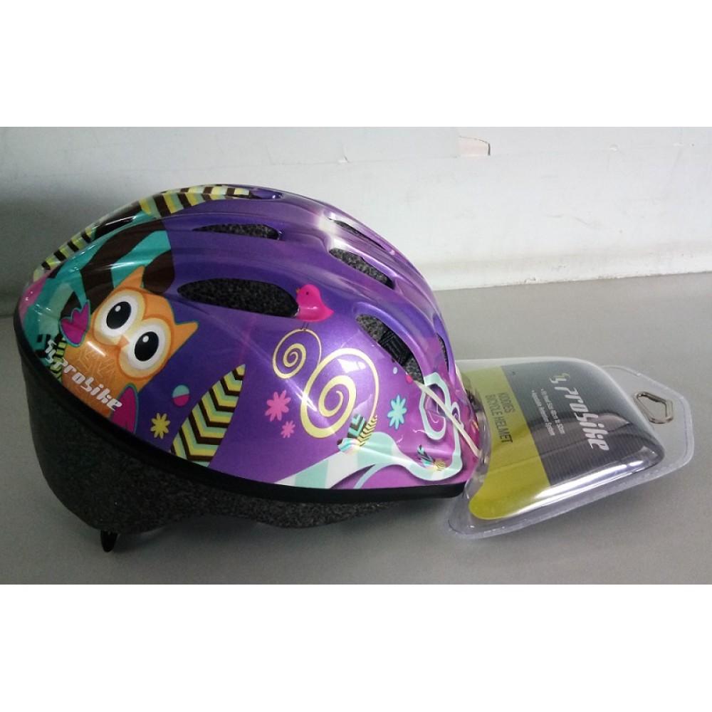 kids purple helmet