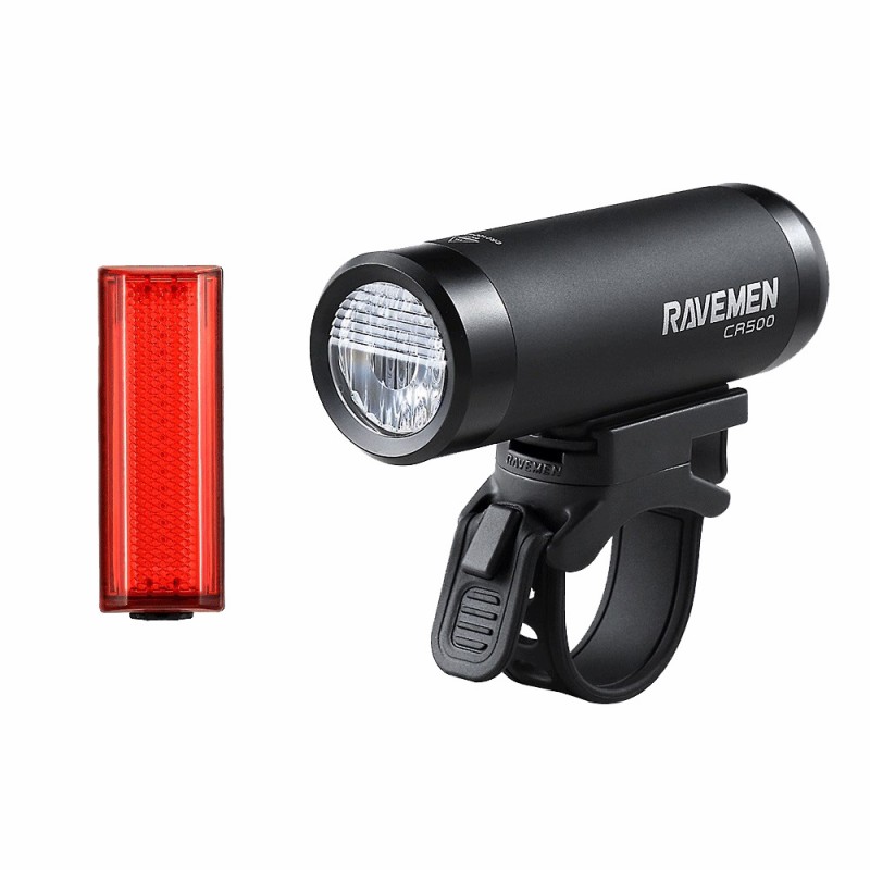 Ravemen LS-CT01 (CR500 & TR20) Light Set Black Red