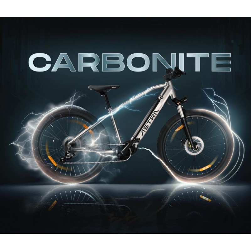 Reliance Astra Carbonite E-Bike Black Silver