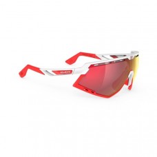Rudy Project Defender Multilaser White Gloss RP Optics Multilaser Red Glasses