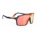 Rudy Project Spinshield Blue Navy Matte RP Optics Multilaser Orange Glasses