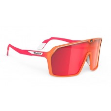 Rudy Project Spinshield Mandarin Fade/Coral Matte RP Optics Multilaser Red Glasses
