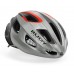 Rudy Project Strym Unisex Cycling Road Helmet Grey Metallic/Shiny Red Fluo