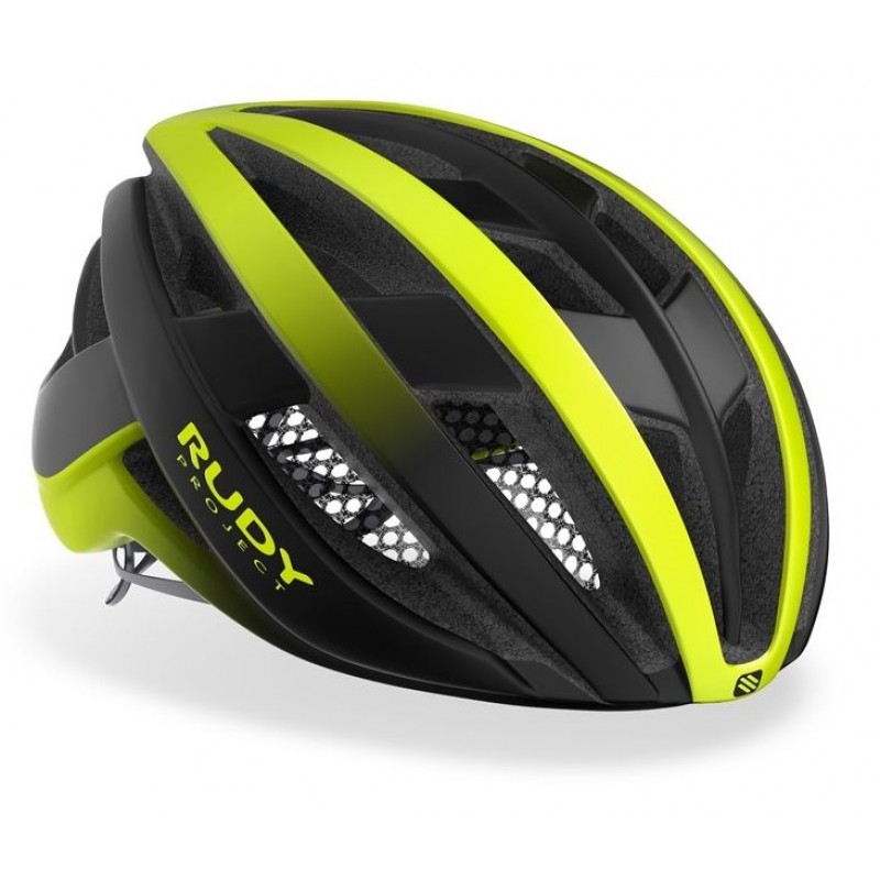 Rudy Project Venger Unisex Cycling Road Helmet Yellow Fluo/Matte Black