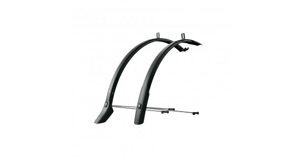 Garde-boue VTT Réglable - Universel 26-29 Pouces - Anti-éclaboussures - Pour Vélo Route, Ville, Gravel - Noir