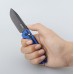 SRM Folding Blade Knife 7228-Gi-Blue