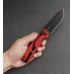 SRM Folding Blade Knife 7228L-Gv-Red