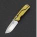 SRM Folding Blade Knife 7228L-Gw-Yellow