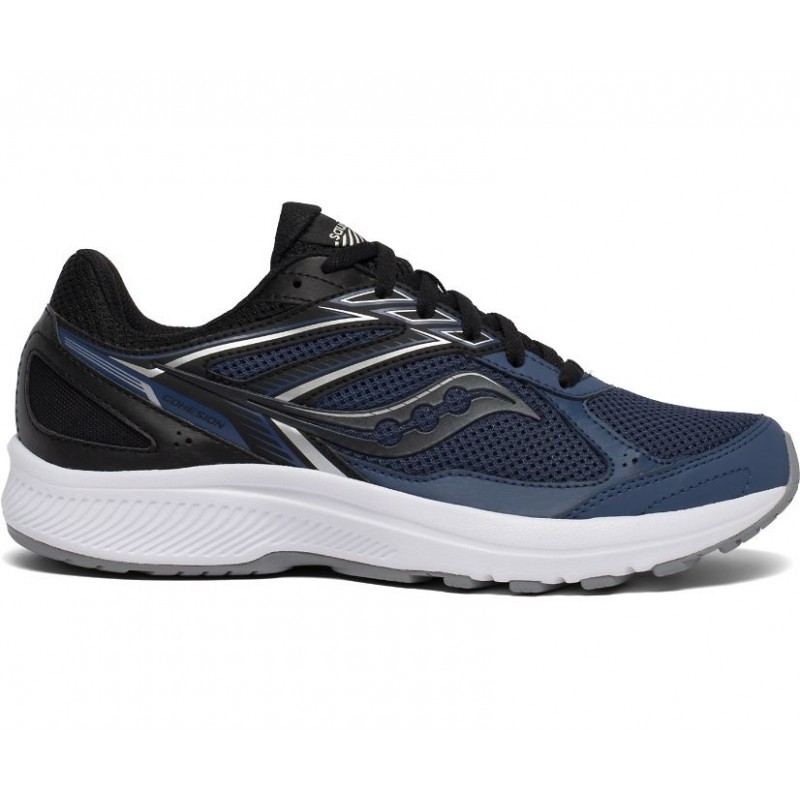 Saucony Cohesion 14 Men's Running Shoe Blue/Black