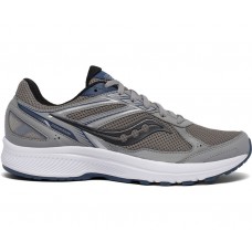 Saucony Cohesion 14 Men's Running Shoe Grey/Blue