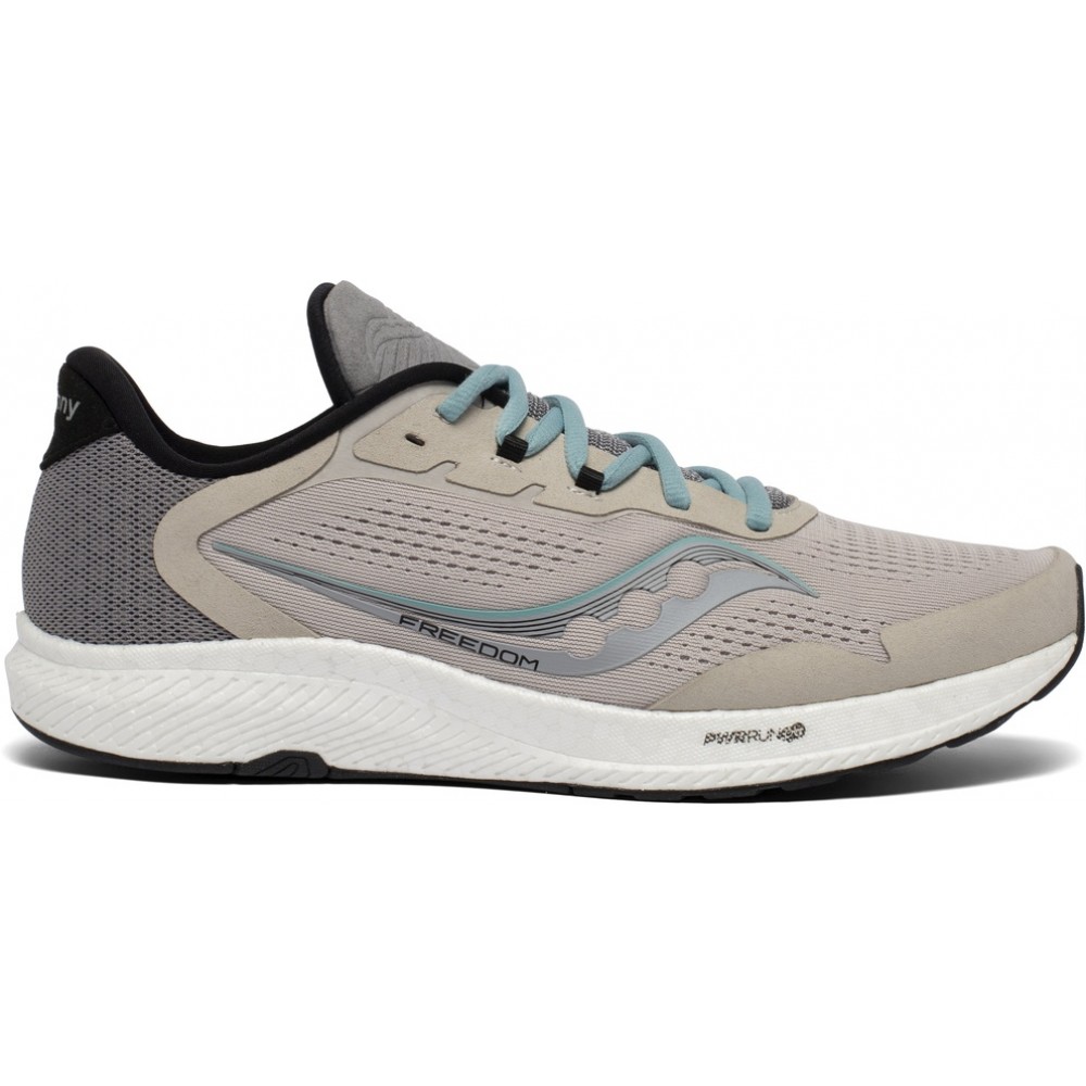 Buy Saucony Freedom 4 Men Running Shoe Stone Alloy Online in india ...