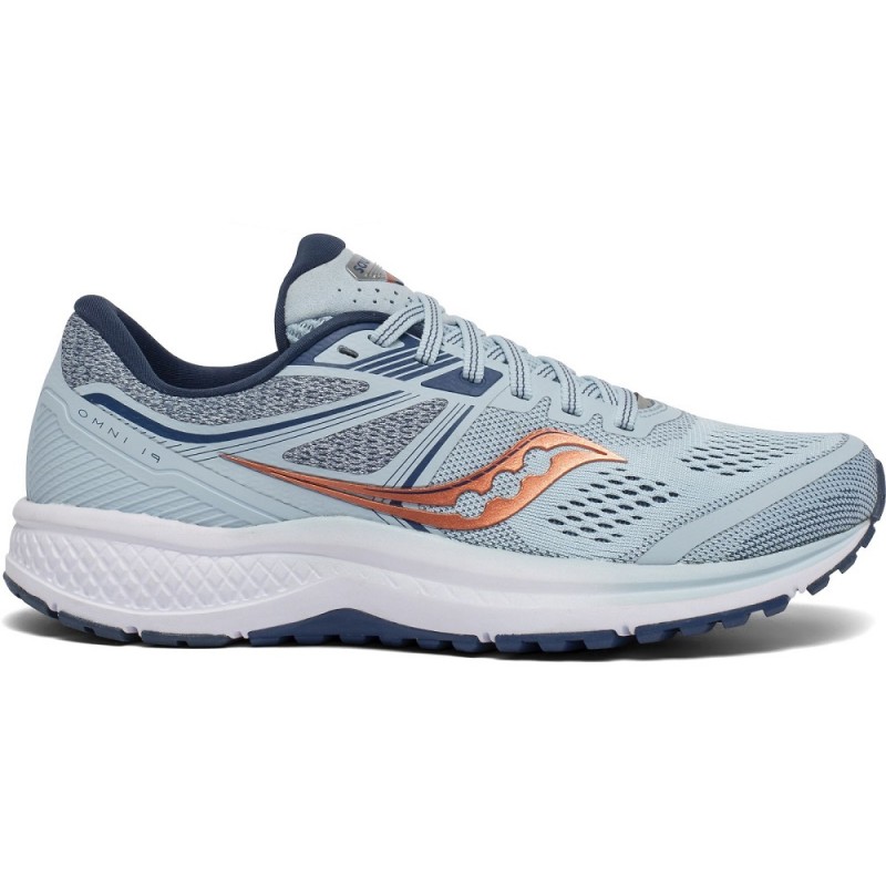 Saucony Omni 19 Women's Running Shoe Sky/Storm