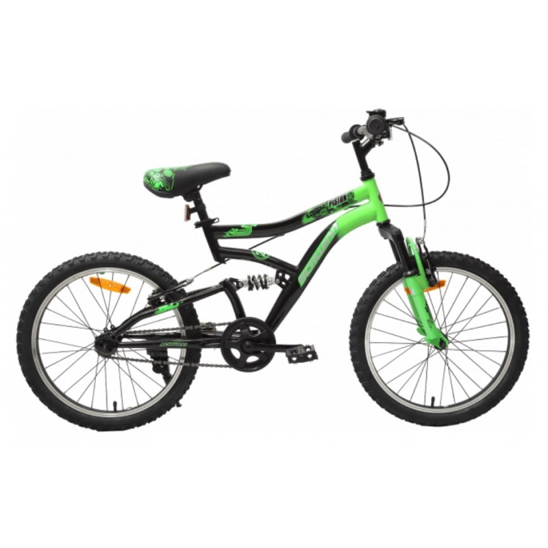 Schwinn Piston 20T Kids Bike Black Green 2018 (PMS802C)