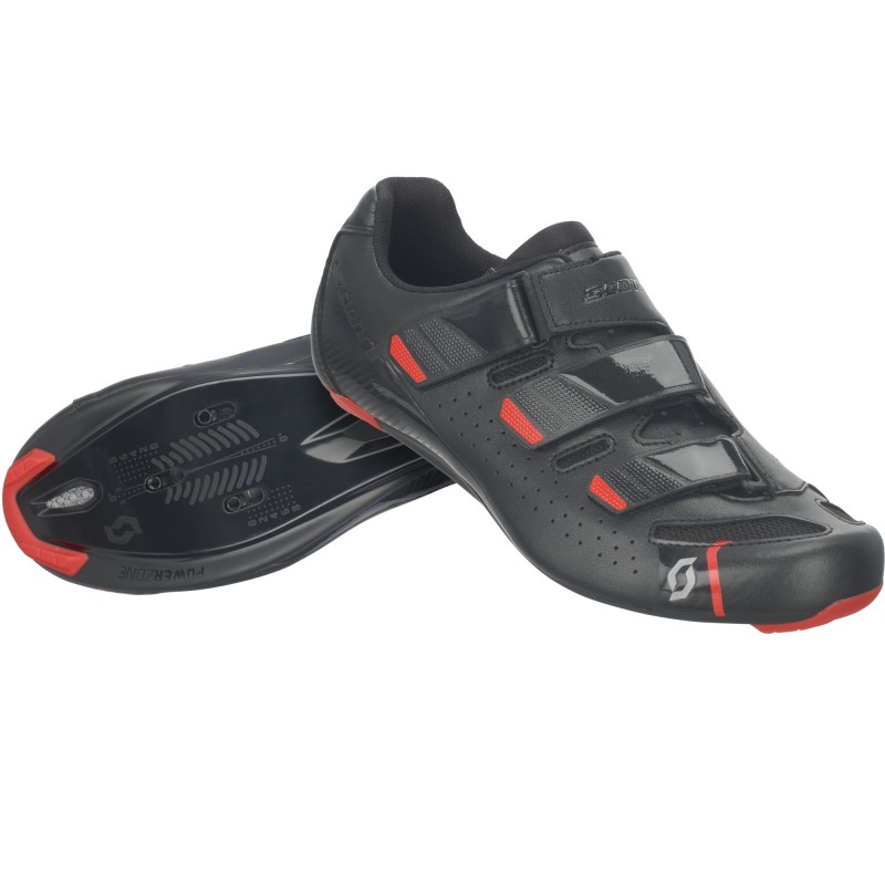 Scott Comp Road Cycling Shoes Matt Black/Gloss Red