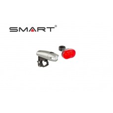 Smart Cycle Front & Rear Light Grey