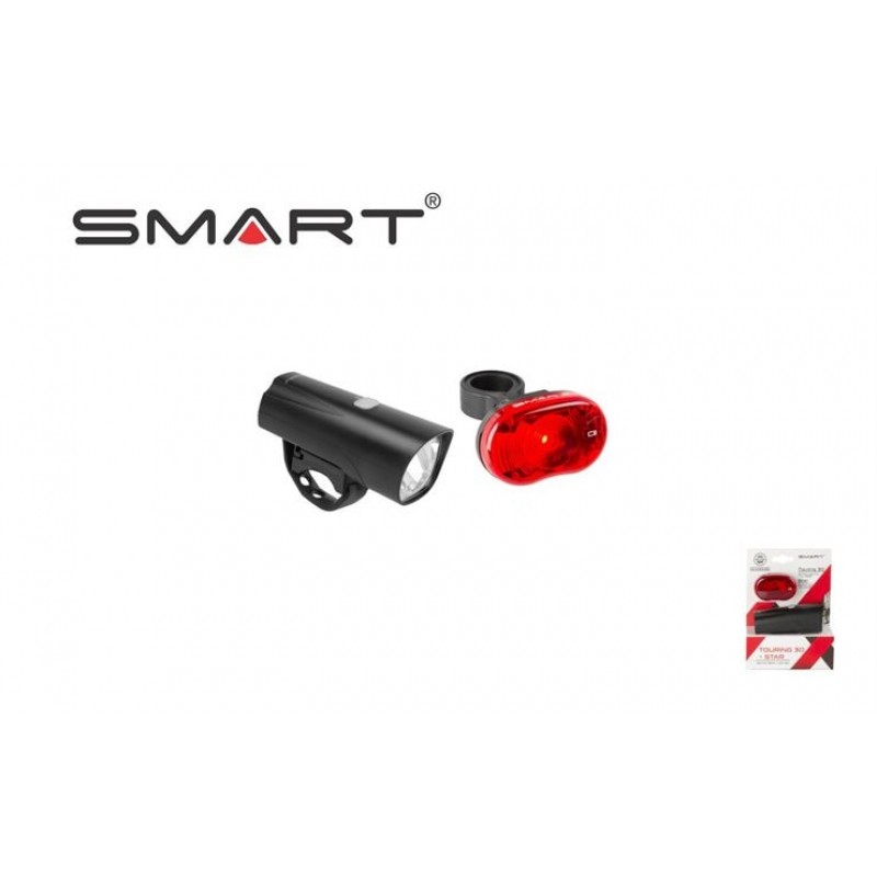 Smart Touring 30 Cycle Front & Rear Light Black