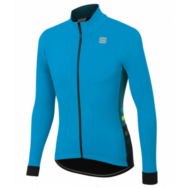 Sportful Neo Softshell Winter Jacket Blue Atomic Black