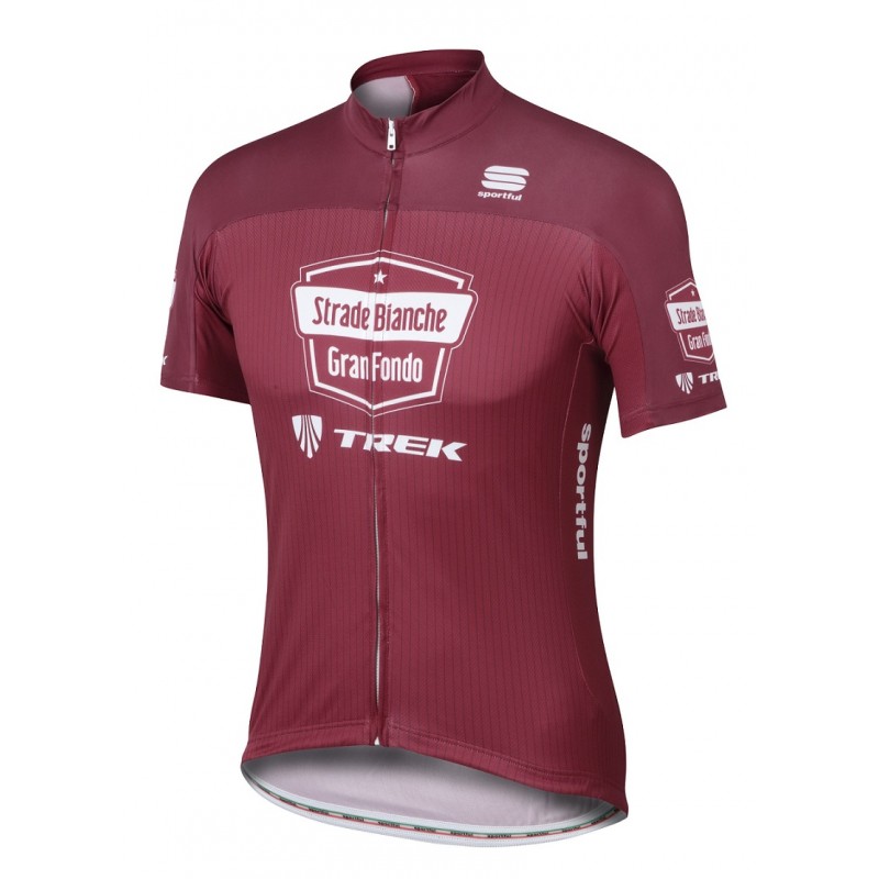 Sportful Strade Bianche Short Sleeves Jersey Red