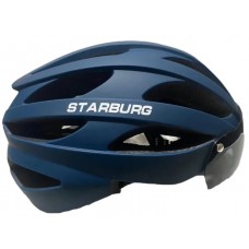 Starburg In Mold Pc Shell with Eps Liner MTB Cycling Helmet Blue (SBH107)  (FREE 700ml Sahoo water bottle worth RS 399)