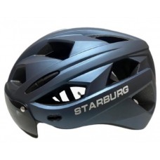 Starburg In Mold Pc Shell with Eps Liner MTB Cycling Helmet Etherable Blue (SBH109)  (FREE 700ml Sahoo water bottle worth RS 399)