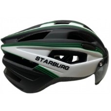 Starburg In Mold Pc Shell with Eps Liner MTB Cycling Helmet green (SBH104)  (FREE 700ml Sahoo water bottle worth RS 399)