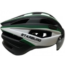 Starburg In Mold Pc Shell with Eps Liner MTB Cycling Helmet green (SBH104)  (FREE 700ml Sahoo water bottle worth RS 399)