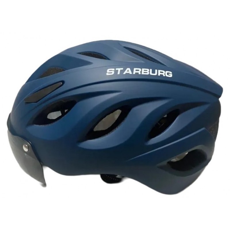 Starburg In Mold Pc Shell with Eps Liner MTB Cycling Helmet Navy Blue (SBH108)  (FREE 700ml Sahoo water bottle worth RS 399)