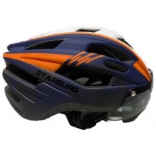 Starburg In Mold Pc Shell with Eps Liner MTB Cycling Helmet orange (SBH104)  (FREE 700ml Sahoo water bottle worth RS 399)