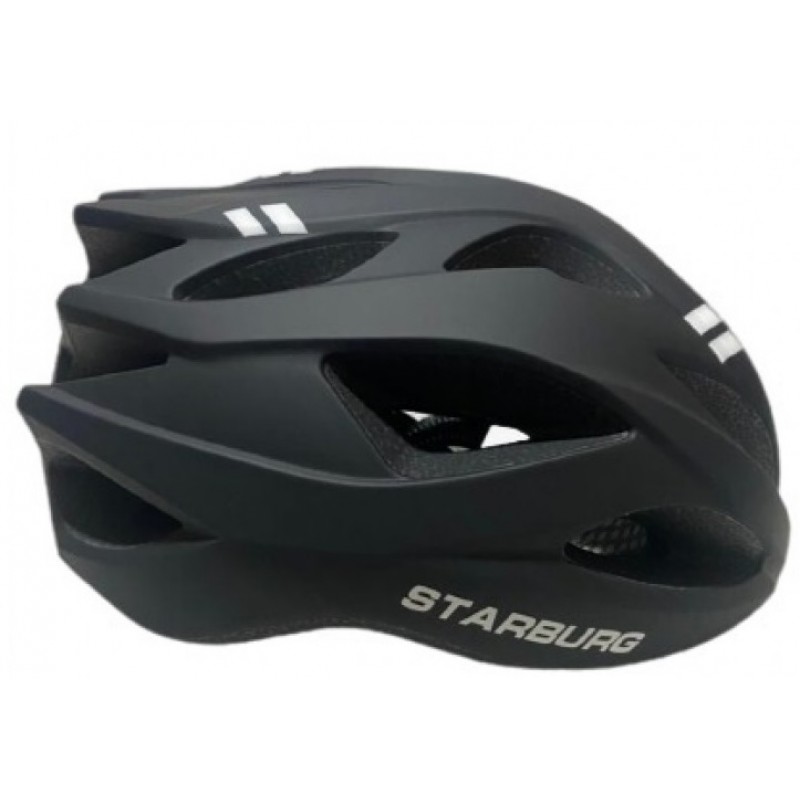 Starburg In Mold Pc Shell with Eps Liner Road Cycling Helmet Black (SBH111)  (FREE 700ml Sahoo water bottle worth RS 399)