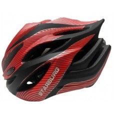 Starburg In Mold Pc Shell with Eps Liner MTB  Cycling Helmet Red (SBH100)  (FREE 700ml Sahoo water bottle worth RS 399)