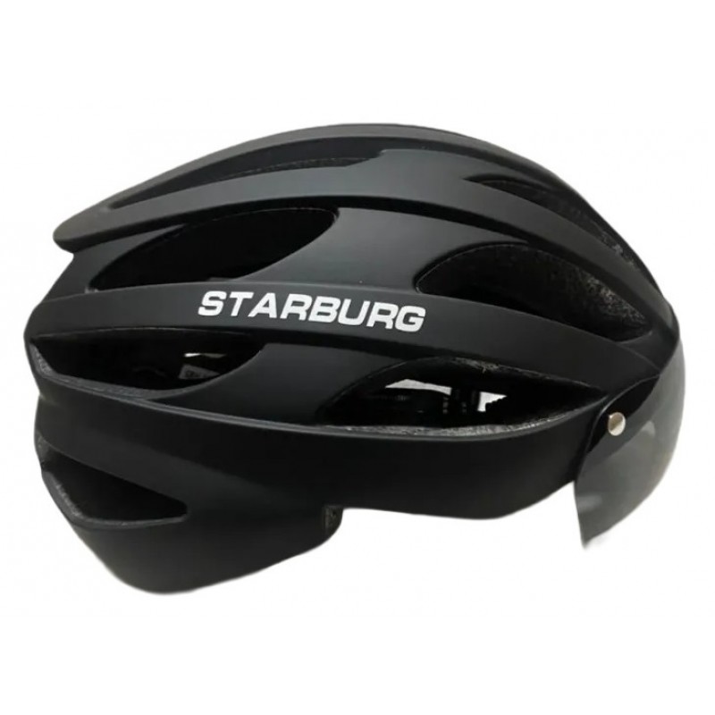 Starburg In Mold Pc Shell with Eps Liner MTB Cycling Helmet Black (SBH107)  (FREE 700ml Sahoo water bottle worth RS 399)