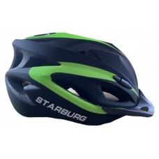 Starburg In Mold Pc Shell with Eps Liner MTB Cycling Helmet Black/Green (SBH19)