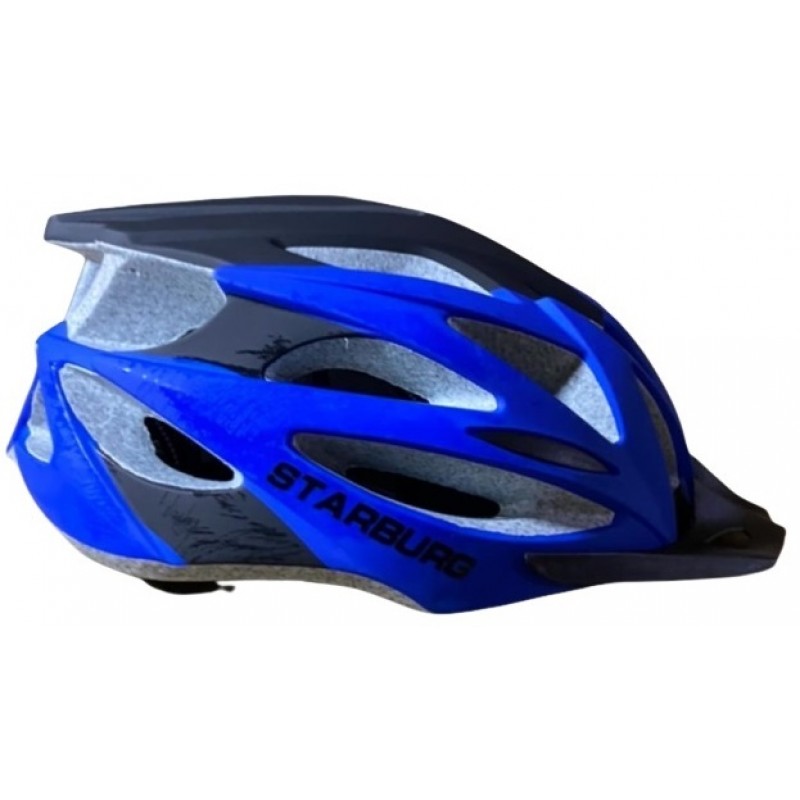 Starburg In Mold Pc Shell with Eps Liner MTB Cycling Helmet Black/Blue (SBH08)