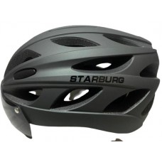 Starburg In Mold Pc Shell with Eps Liner MTB Cycling Helmet Iron Grey (SBH106)  (FREE 700ml Sahoo water bottle worth RS 399)