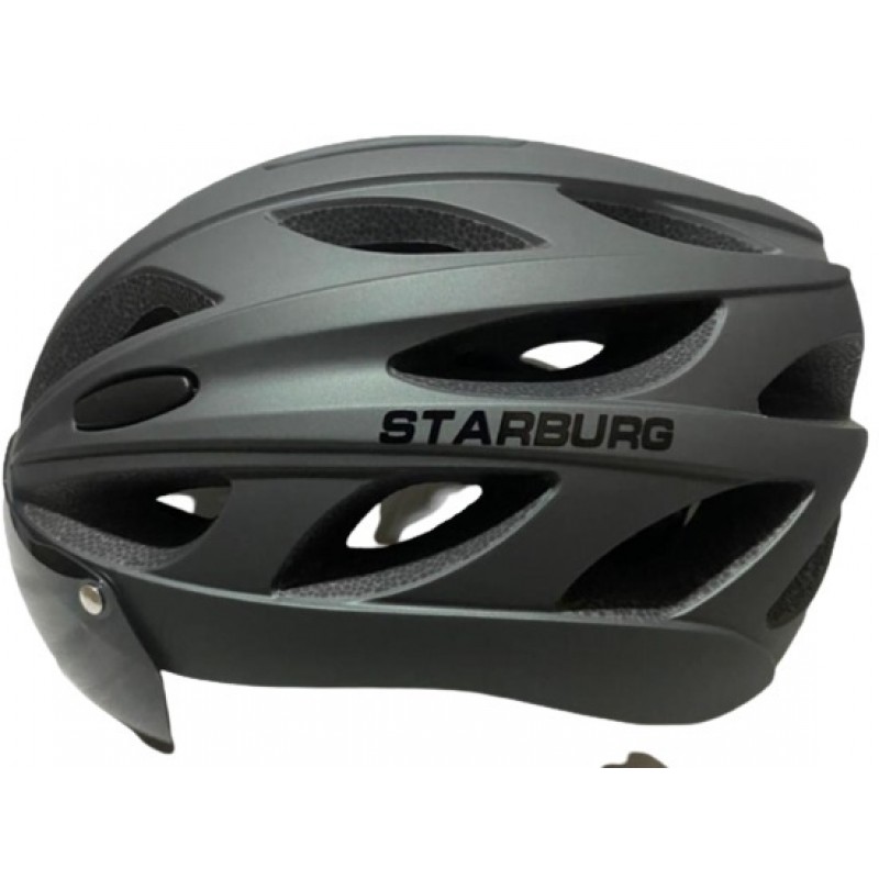 Starburg In Mold Pc Shell with Eps Liner MTB Cycling Helmet Iron Grey (SBH106)  (FREE 700ml Sahoo water bottle worth RS 399)